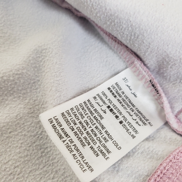 Ideology toddler girls pink&white zipper jacket 3T - Picture 5 of 5